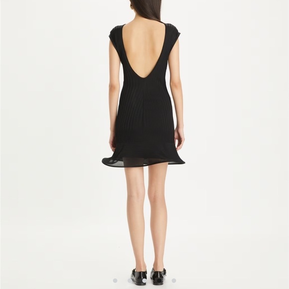 New Tory Burch Viscose Knit Hoop Dress - Picture 2 of 10